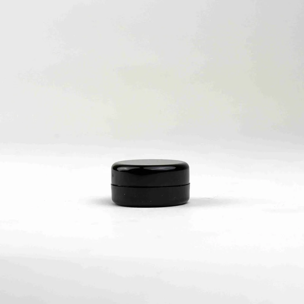 5ML Solid Black Polystyrene Concentrate Containers