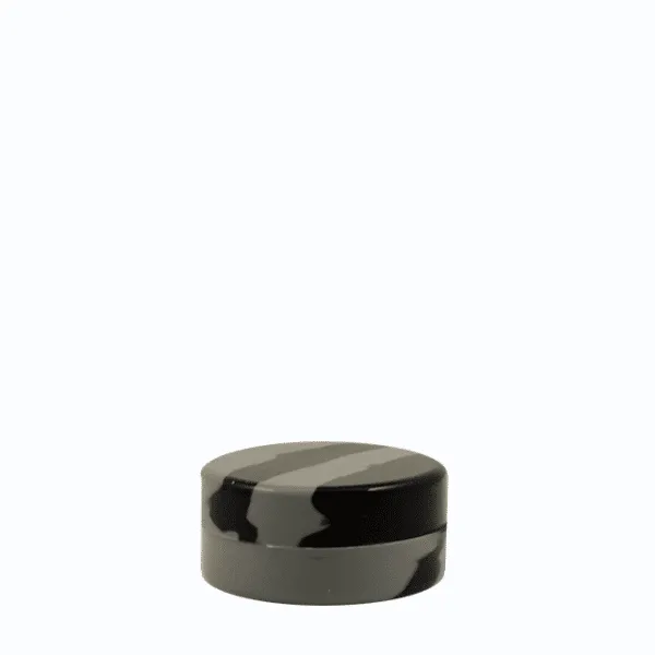 5ML Non-Stick Silicone Concentrate “Team Color” Containers - Black and Gray
