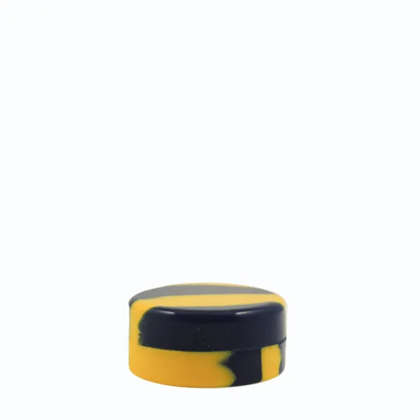 5ML Non-Stick Silicone Concentrate “Team Color” Containers - Dark Blue and Yellow