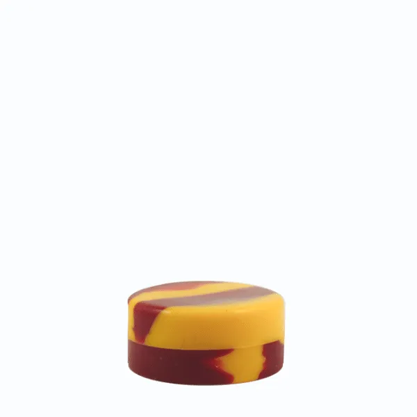5ML Non-Stick Silicone Concentrate “Team Color” Containers - Red and Yellow