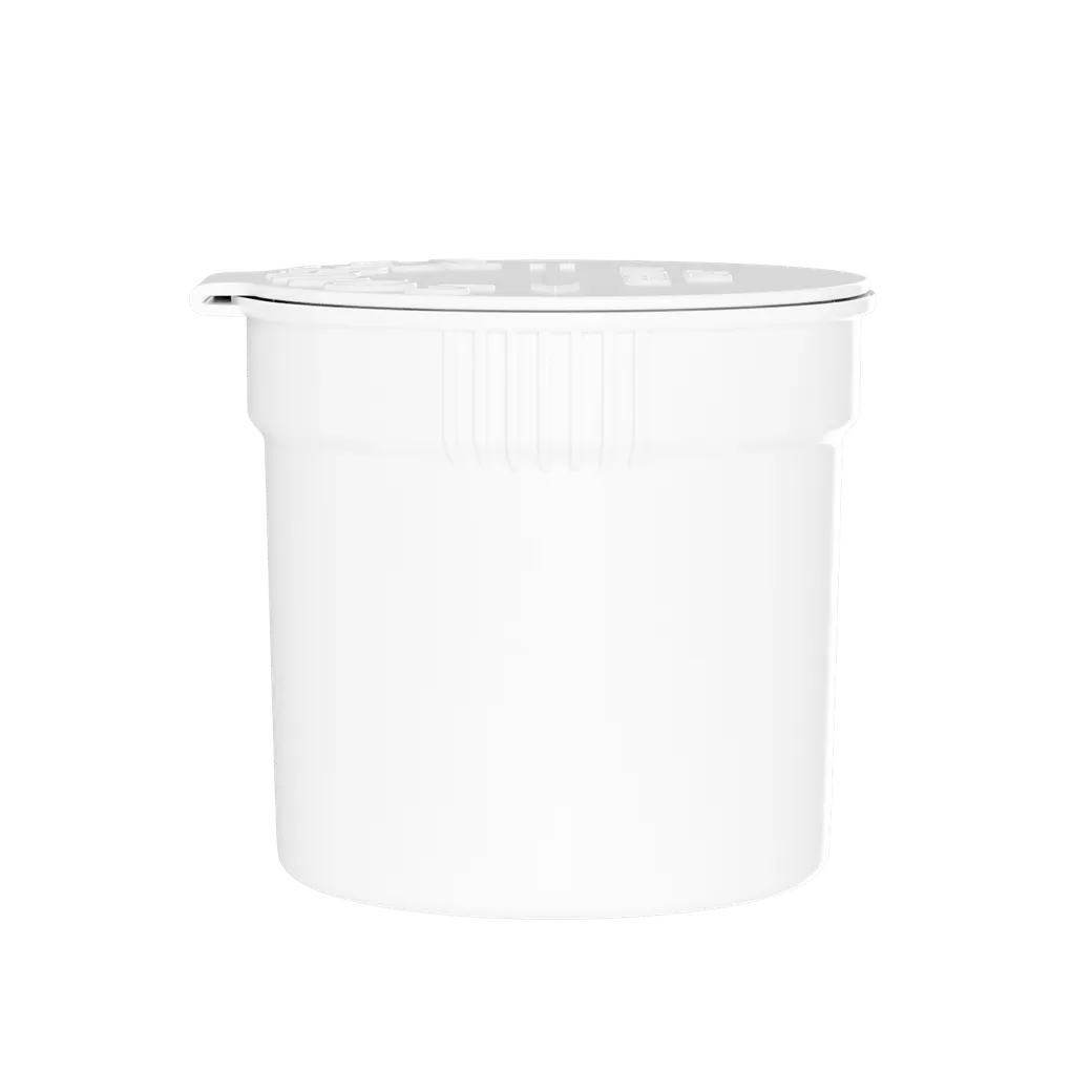 90 Dram Child Resistant Pop Top - White