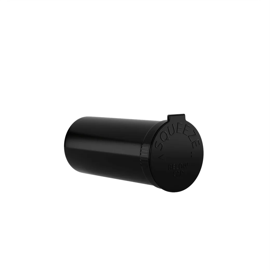 13 Dram Child Resistant Pop Top - Black (Copy)