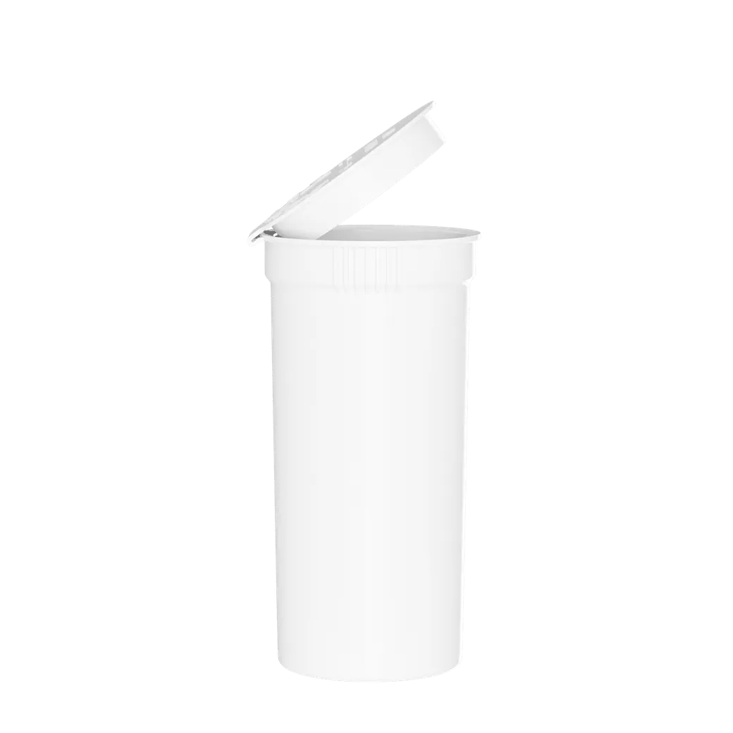 13 Dram Child Resistant Pop Top - White