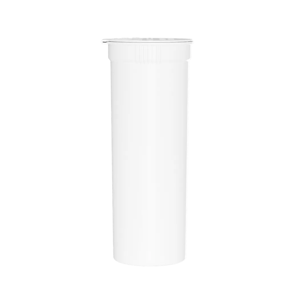 60 Dram Child Resistant Pop Top - White