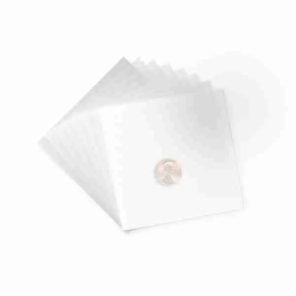 4″x 4″ White PTFE Non-Stick Sheets