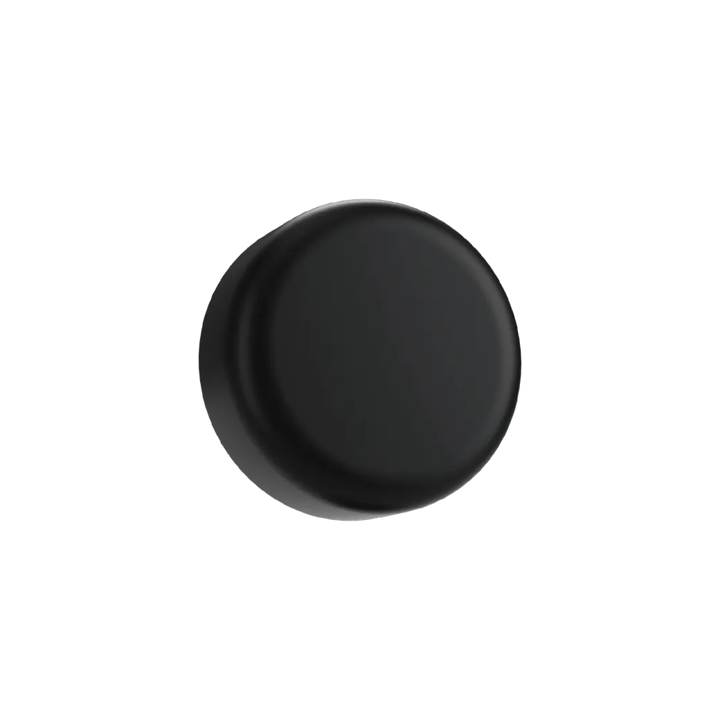 5 ML Matte Black Child Resistant Smooth Push Down &amp; Turn Plastic Lids W/ PTFE Liner