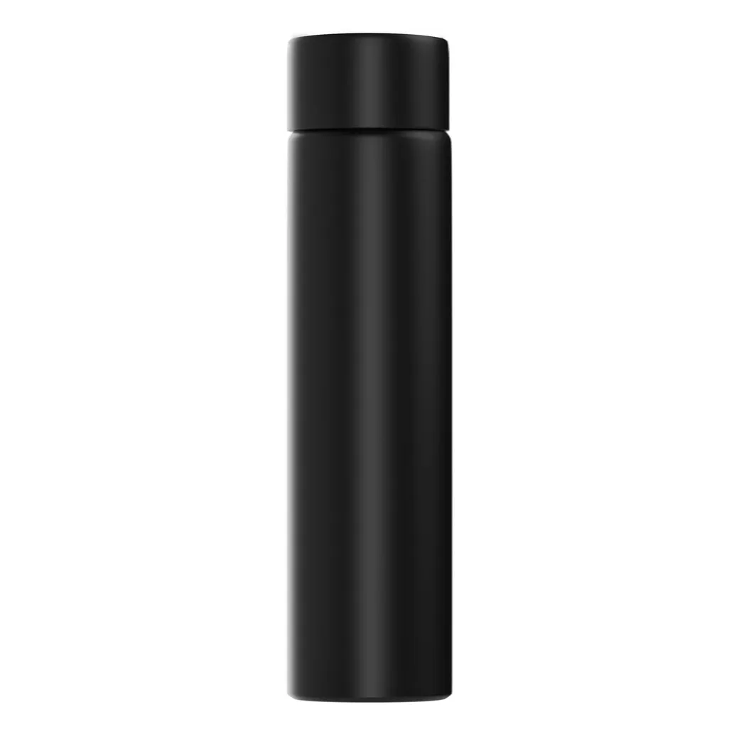 118mm Glass Pre-Roll Tube with Round Black Child Resistant Lid - Solid Black - UPS SHIPPING