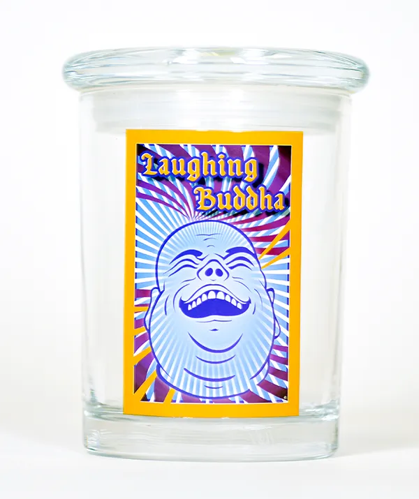 “Laughing Buddha” Stash Jar for 1+ oz
