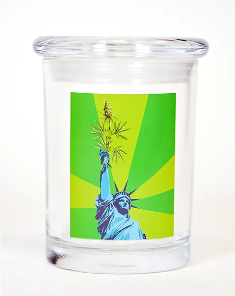“Statue of WEED-berty” Stash Jar for 1+ oz