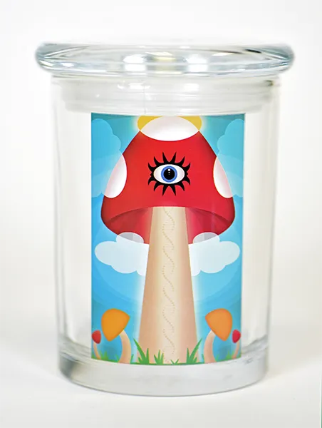 “Shroom” Stash Jar for 1+ oz