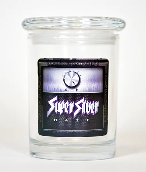 “Super Silver Haze” Stash Jar for 1+ oz