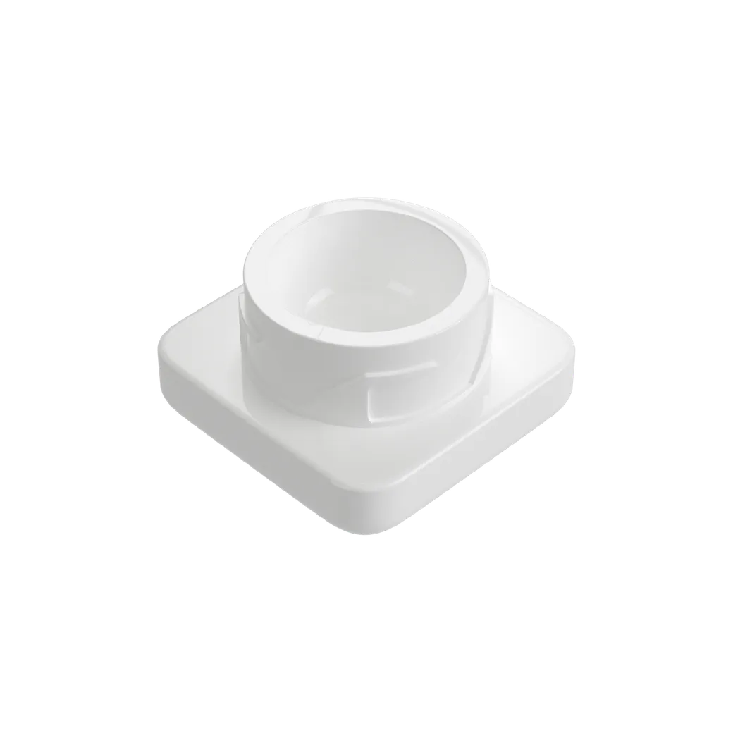 5 ML Square Solid White Glass Child Resistant Concentrate Jar