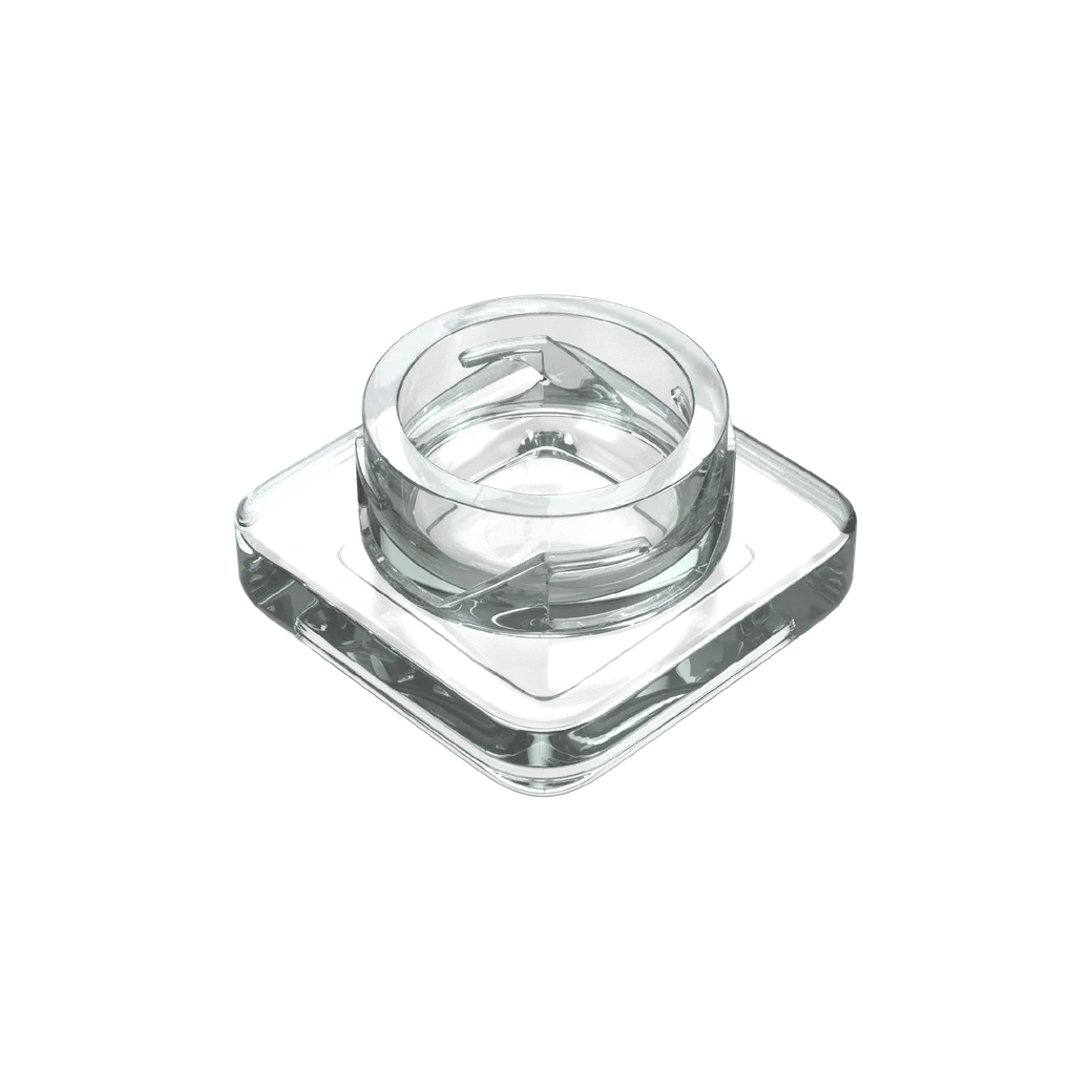 5 ML Square Clear Glass Child Resistant Concentrate Jar