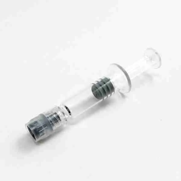 1ML Glass Concentrate Oil Syringe - Plain
