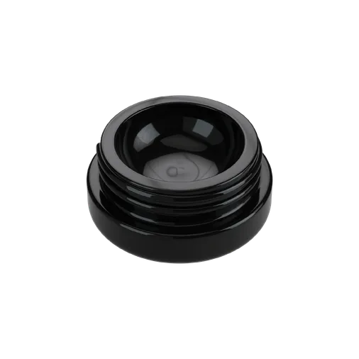 9 ML Solid Black Glass Child Resistant Concentrate Jar