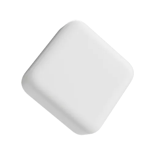 9 ML Square Matte White Child Resistant Smooth Push Down &amp; Turn Plastic Lids W/ PTFE Liner