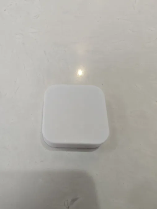 9 ML Square White Child Resistant Smooth Push Down & Turn Plastic Lids W/ PTFE Liner (lid for CC9WhiteSqBase)