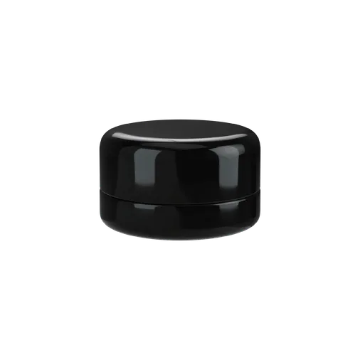 5 ML Solid Black Glass Child Resistant Concentrate Jar