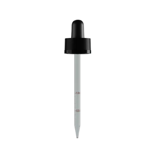 Child Resistant Pipette Top for the 60ML Translucent Amber Glass Child Resistant Tincture Bottle- Pipette / Top Only, Bottle sold separately