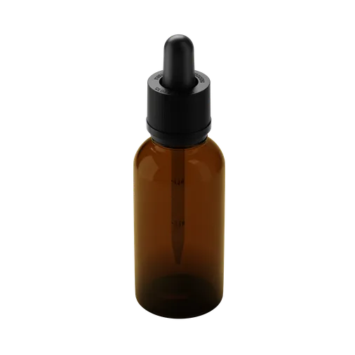 30ML Glass Child Resistant Tincture Bottle - Amber