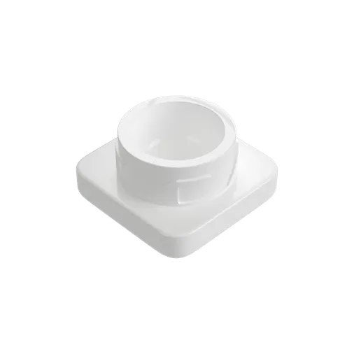 5 ML Square Solid White Glass Child Resistant Concentrate Jar