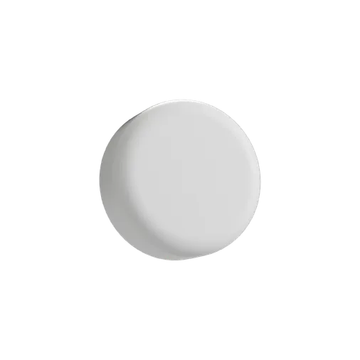 5 ML Matte White Child Resistant Smooth Push Down &amp; Turn Plastic Lids W/ PTFE Liner