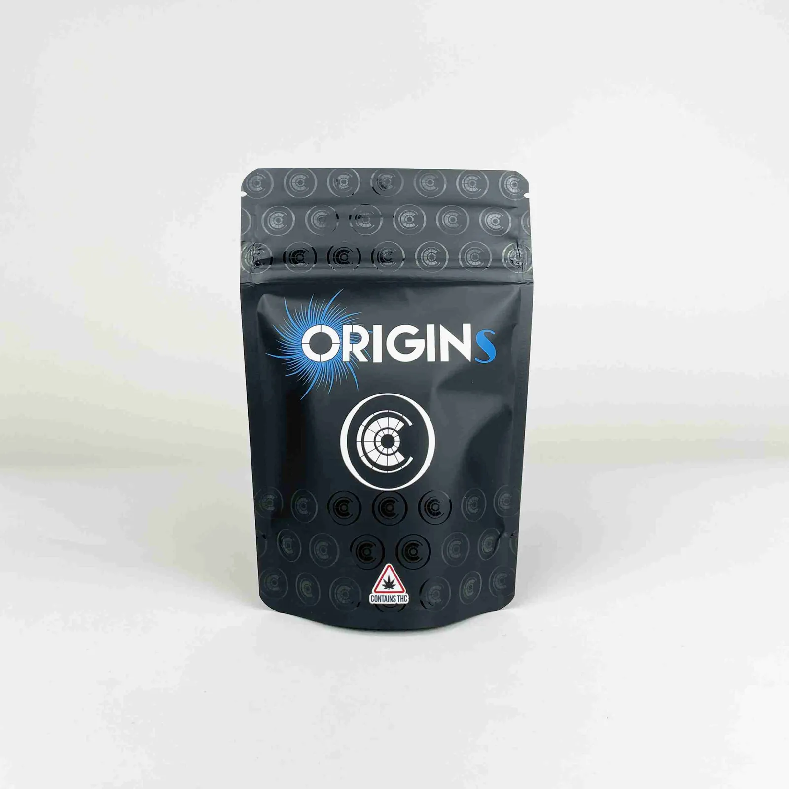 Origin custom child-resistant cannabis flower bag